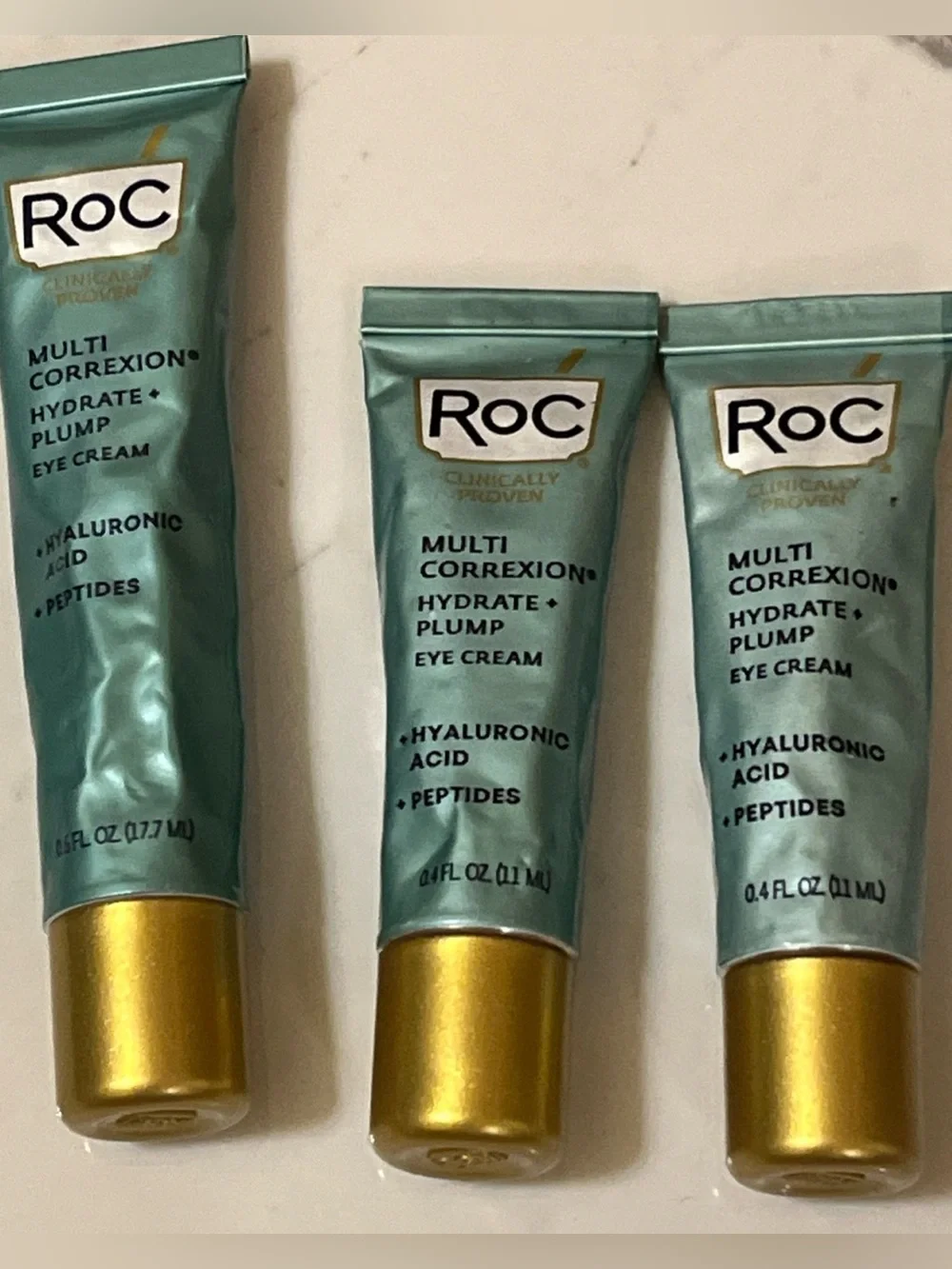 ROC multi correxion hydrate and plump eye cream 3 pack
